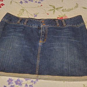 Vintage Rampage Denim Dark Blue Skirt / Mini Skirt